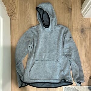 Grey NIKE hoodie. Size Large kids.
